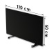 Гібридний обігрівач TWP Slim 6011 B Basic