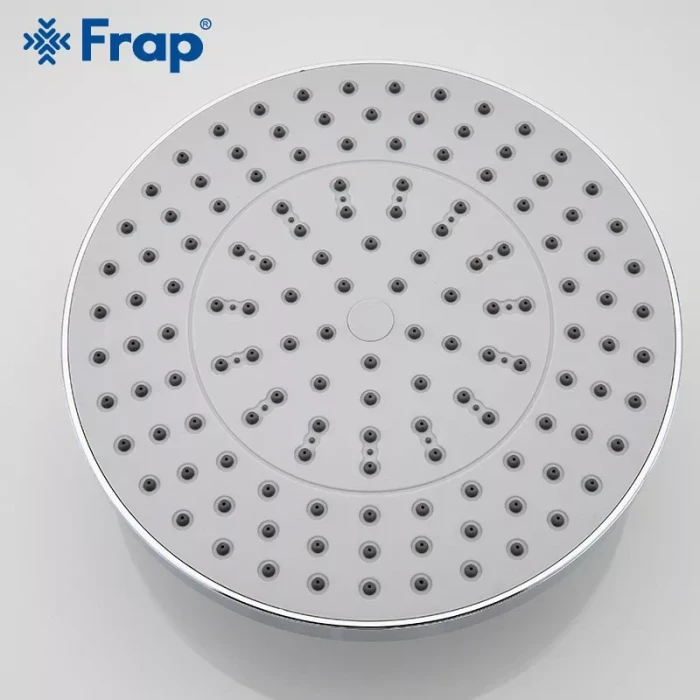 Душева система з верхнім душем Frap F2418, вилив, лійка 4 режими, хром