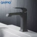 Змішувач для умивальника GAPPO G1050, чорний