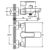 Смеситель для ванны HAIBA HOUSTON chr-009 euro (HB0775)