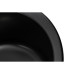 Мойка GRANADO VITORIA 506x506x210 круглая black shine + сифон