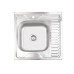 Кухонная мойка Brinex 6060-L 0,6 мм Satin (BRIN6060LSAT06)