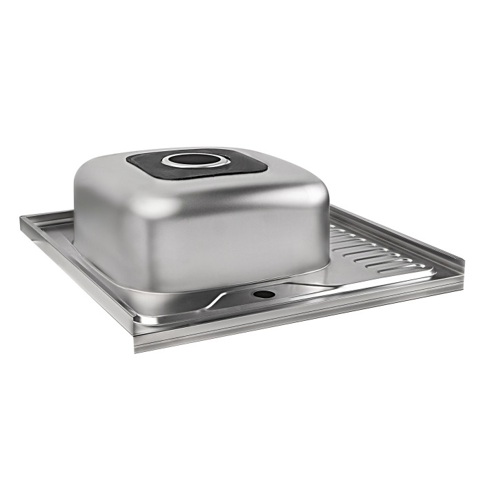 Кухонная мойка Brinex 6060-L 0,6 мм Satin (BRIN6060LSAT06)