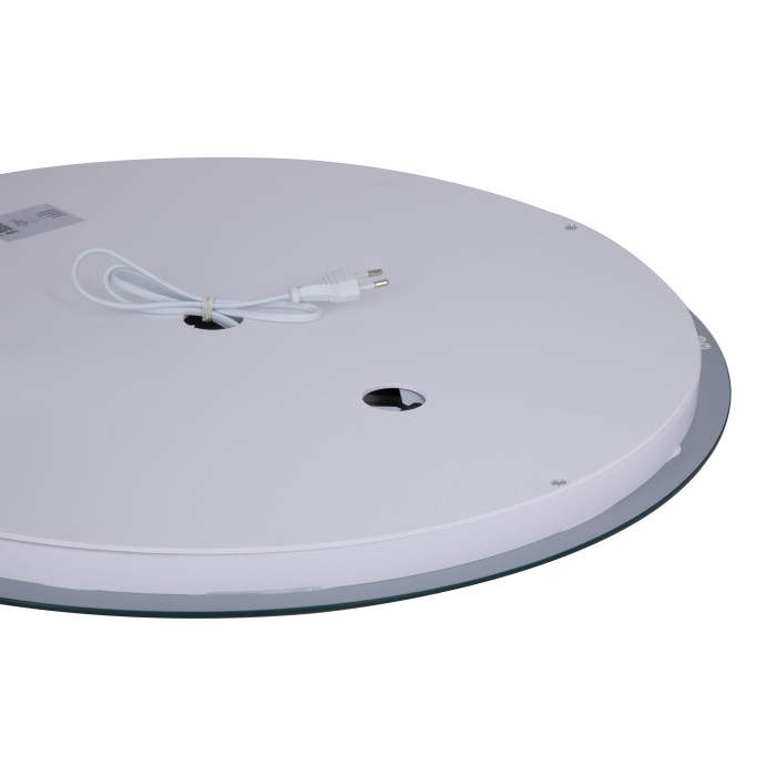 Зеркало Lidz Aria R600 с LED-подсветкой Touch, с антизапотеванием, с диммером, регулятор яркости LD78LR600