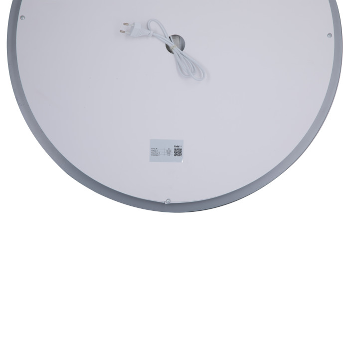 Зеркало Lidz Aria R600 с LED-подсветкой Touch, с антизапотеванием, с диммером, регулятор яркости LD78LR600