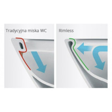 Унітаз підвісний ROCA  NEXO Rimless з сидінням дюропласт  Slow-closing (A34H64L000)