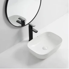 Умывальник накладной прямоугольній 455х325х135 MIXXUS PREMIUM DIVERSE-0112 керамический