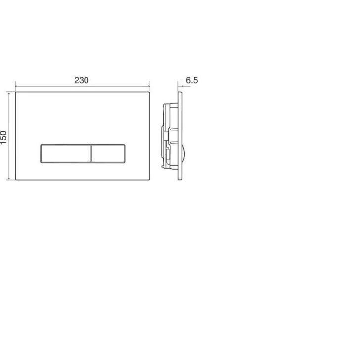 Инсталляция IMPRESE i-FRAME 3в1 с подвесным унитазом DOBRY Twist, дюропластовым сиденьем slim soft-close и хромированной клавишей Pani