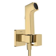 HANSGROHE E гігієнічний душ, зі шлангом 1,25 м і тримачем, колір полірованне золото¶