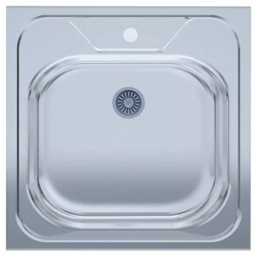 Мийка нерж.UA 5050 товщ-0.4mm, р-р-500*500*140mm Polish (накладна) {20}
