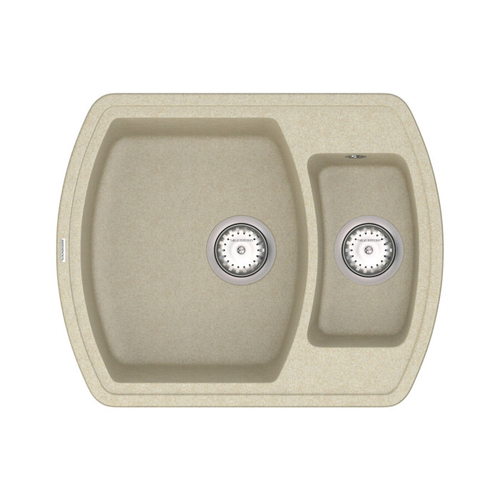 Мийка для кухні Vankor Norton NMP 03.63 Beige прямокутна з сифоном