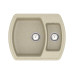 Мийка для кухні Vankor Norton NMP 03.63 Beige прямокутна з сифоном
