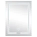 Зеркало настенное прямоуг 600х800 LIDZ Kubis LED touch с антизапот, димер, регулятор яркости