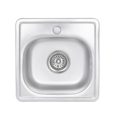 Кухонная мойка Brinex 3838 0,6 мм Satin (BRIN3835SAT06)