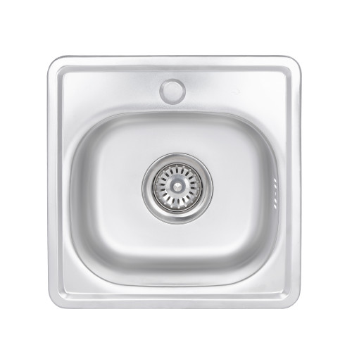 Кухонная мойка Brinex 3838 0,6 мм Satin (BRIN3835SAT06)