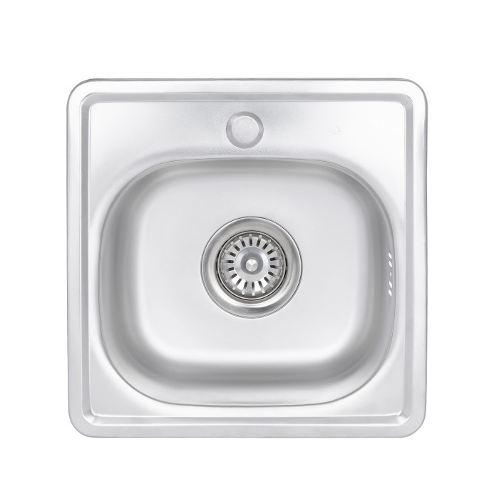 Кухонная мойка Brinex 3838 0,6 мм Satin (BRIN3835SAT06)