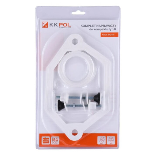 Набір прокладок з кріпленням для бачка компакта, тип Е-521 K.K.POL