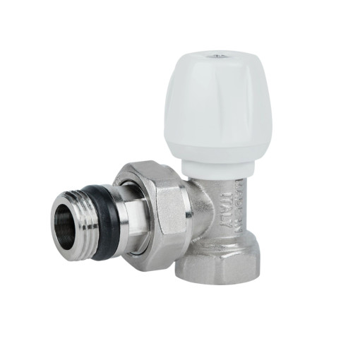 Кран радіаторний  Icma 1/2" антипротечкою кутовий с ручкой №802+940