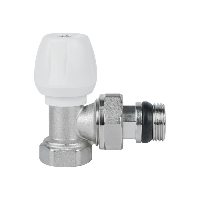 Кран радиаторный Icma 1/2" антипротечкой угловой с ручкой №802+940