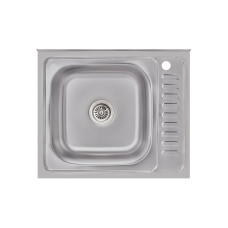 Кухонная мойка Brinex 6050-L 0,6 мм Satin (BRIN6050LSAT06)