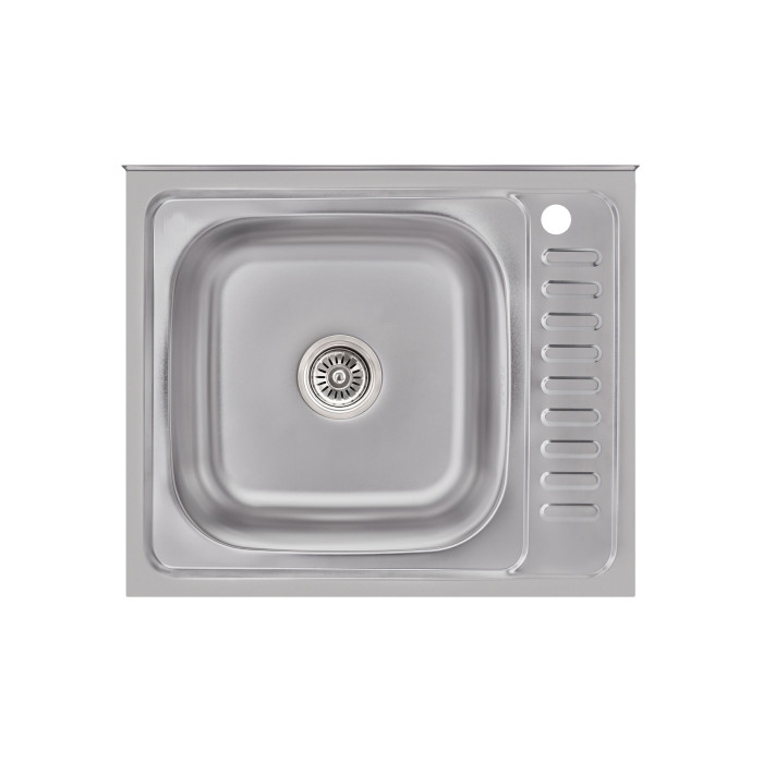 Кухонная мойка Brinex 6050-L 0,6 мм Satin (BRIN6050LSAT06)