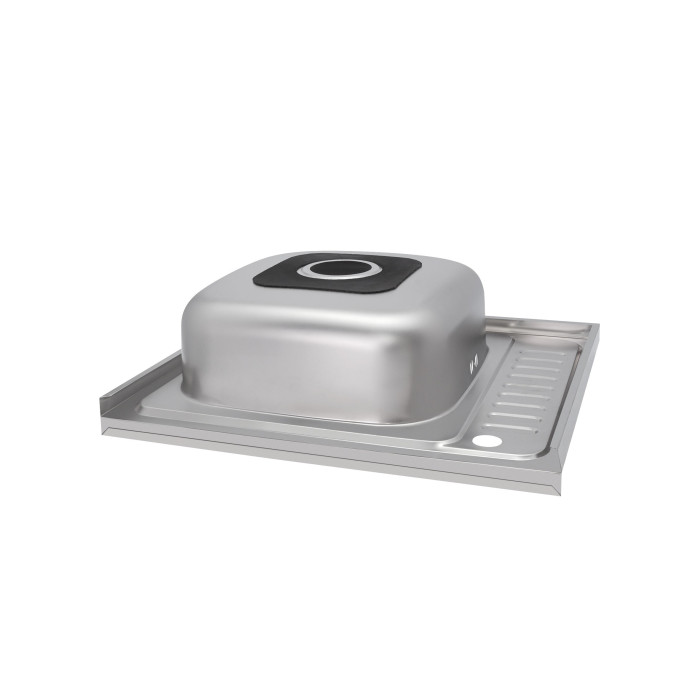Кухонная мойка Brinex 6050-L 0,6 мм Satin (BRIN6050LSAT06)