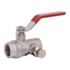 Кран шаровой с краном Маевского SD Plus 1/2"В SD320W15