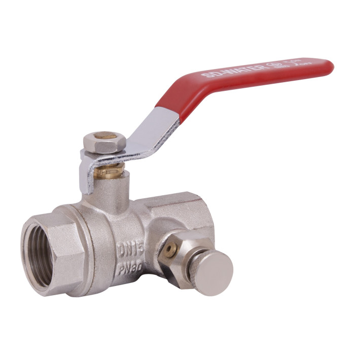 Кран шаровой с краном Маевского SD Plus 1/2"В SD320W15