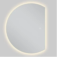 Зеркало полукруглое LED 90x70 MIXXUS Premium topper, контур, с антизапотев., димер