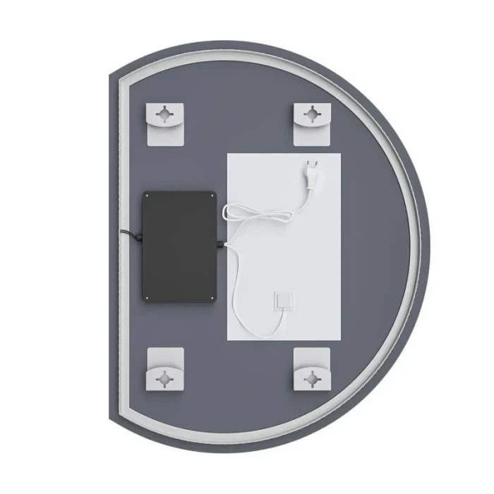 Дзеркало полукруглое LED 90x70 MIXXUS Premium topper, контур, с антизапотев., димер