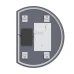 Зеркало полукруглое LED 90x70 MIXXUS Premium topper, контур, с антизапотев., димер