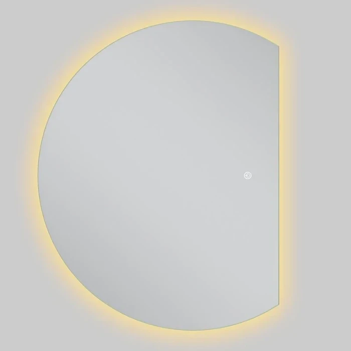 Зеркало полукруглое LED 90x70 MIXXUS Premium topper, контур, с антизапотев., димер
