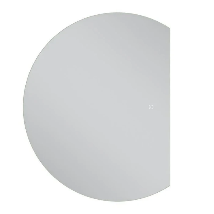 Зеркало полукруглое LED 90x70 MIXXUS Premium topper, контур, с антизапотев., димер