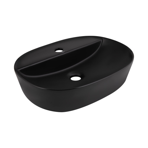 Раковина-чаша Qtap Scorpio 500x380x120 Matt black QT146533MB