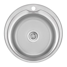 Мойка круглая 510х180 микро-декор Lidz