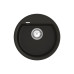Мийка для кухні Vankor Easy EMR 01.45 Black кругла з сифоном