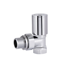 Кран радиаторный SD Forte 1/2" угловой хром SF234W15
