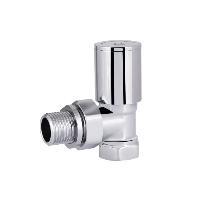 Кран радиаторный SD Forte 1/2" угловой хром SF234W15