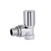 Кран радиаторный SD Forte 1/2" угловой хром SF234W15