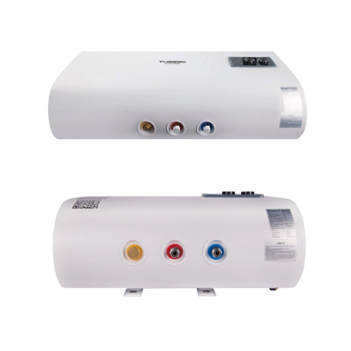 Бойлер электрический Thermo Alliance 80 л плоский горизонтальный, мокрый ТЭН 2 кВт (0,8+1,2) DT80H20G(PD)