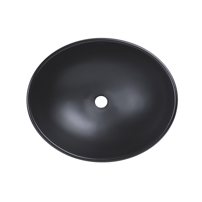 Раковина-чаша Qtap Dove 415x340x140 Matt black QT06116062AMB
