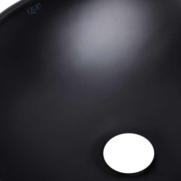 Раковина-чаша Qtap Dove 415x340x140 Matt black QT06116062AMB