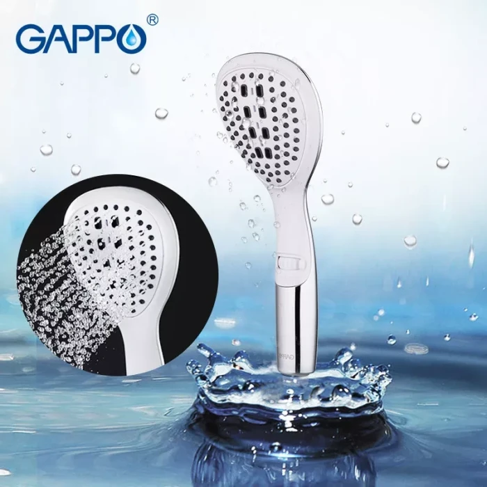 Лійка для душу GAPPO G25, 2-режим, білий
