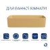 Раковина накладная Qtap Tern 480x370x135 мм, Beige, прямоугольная, с донным клапаном QT17116069SB