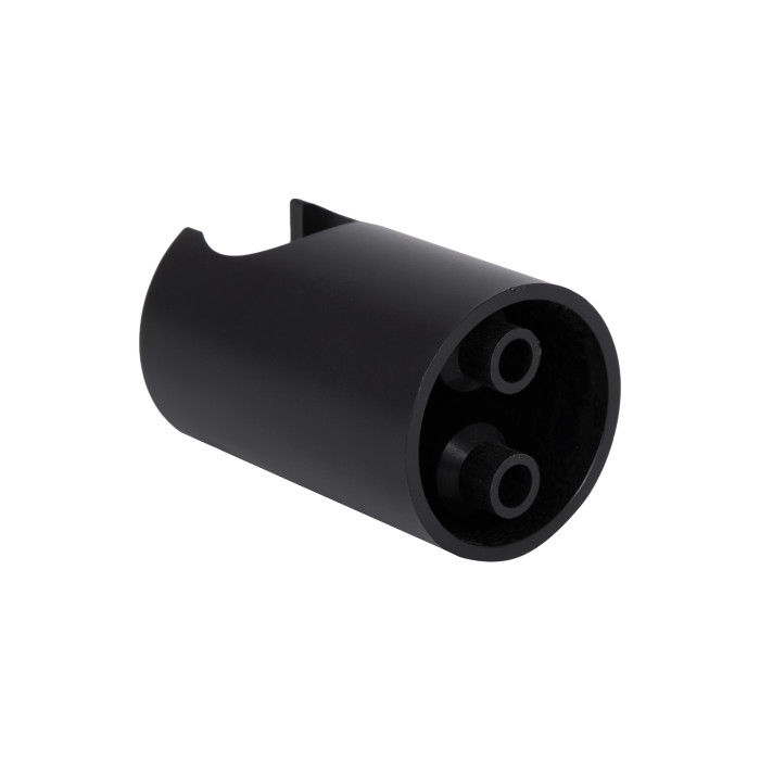 Держатель для ручного душа Qtap Spojeni округлый QT829910842854OB Black Matt