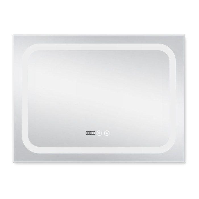 Дзеркало Qtap Mideya (DC-F906) 800х600 з LED-підсвічуванням Touch, з диммером QT2078F906W