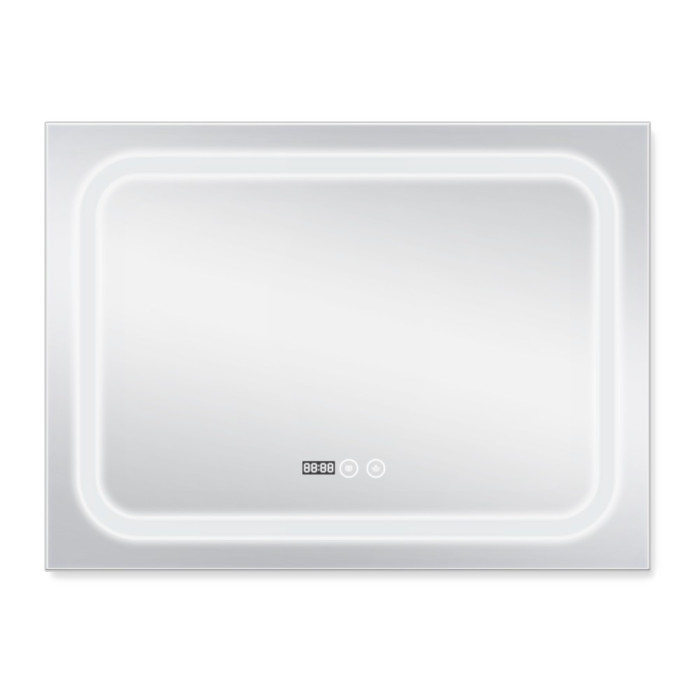 Дзеркало Qtap Mideya (DC-F906) 800х600 з LED-підсвічуванням Touch, з диммером QT2078F906W