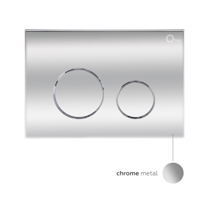 Інсталяція підвісного унітазу Qtap Nest ST з кнопкою Chrome кругла