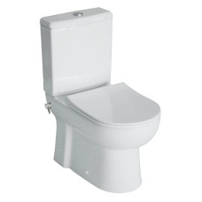 Компакт напольный с функцией бидэ, с сиденьем белый Slim slow-closing VOLLE  Virgo 13-23-303