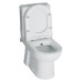 Компакт напольный с функцией бидэ, с сиденьем белый Slim slow-closing VOLLE Virgo 13-23-303